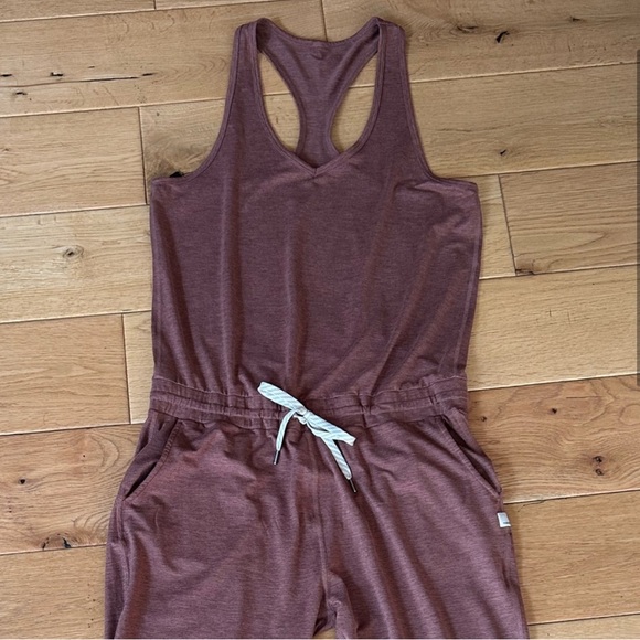 Women's Vuori Lux Jumpsuit in Terracotta Size Medium - Picture 2 of 6